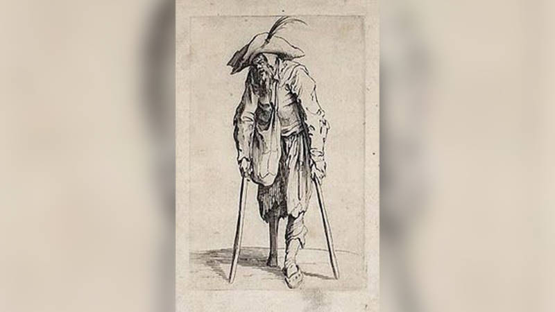 Admiral Cornelis Jol and his peg leg