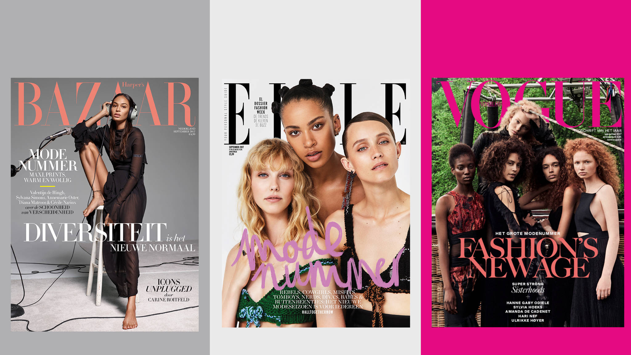 Fonkelnieuw Modebladen willen meer kleur op de cover: blijvend of tijdelijke YC-92