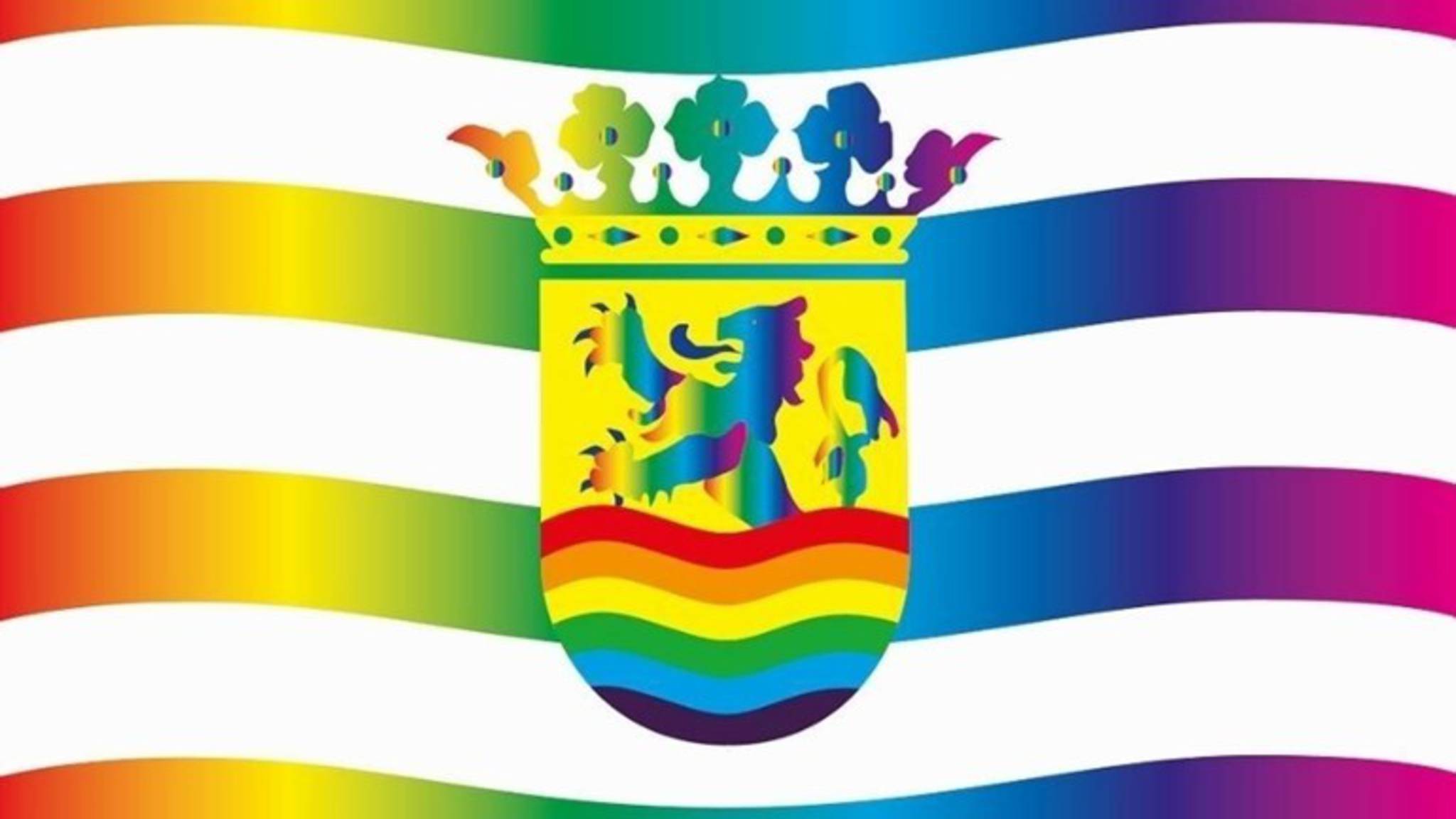 Zeeland rainbow flag design, by Vos Broekema