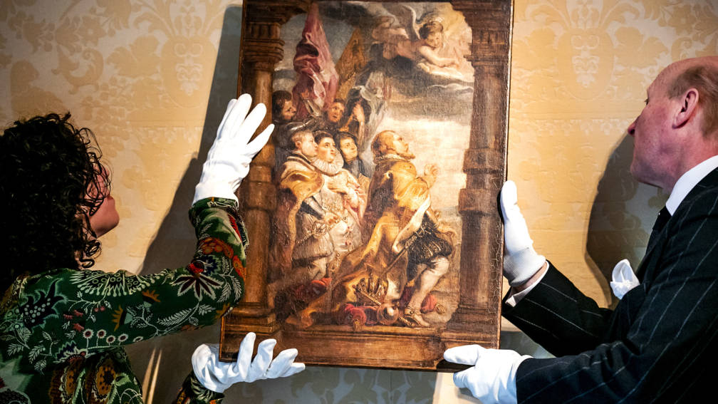 The newly discovered Rubens sketch