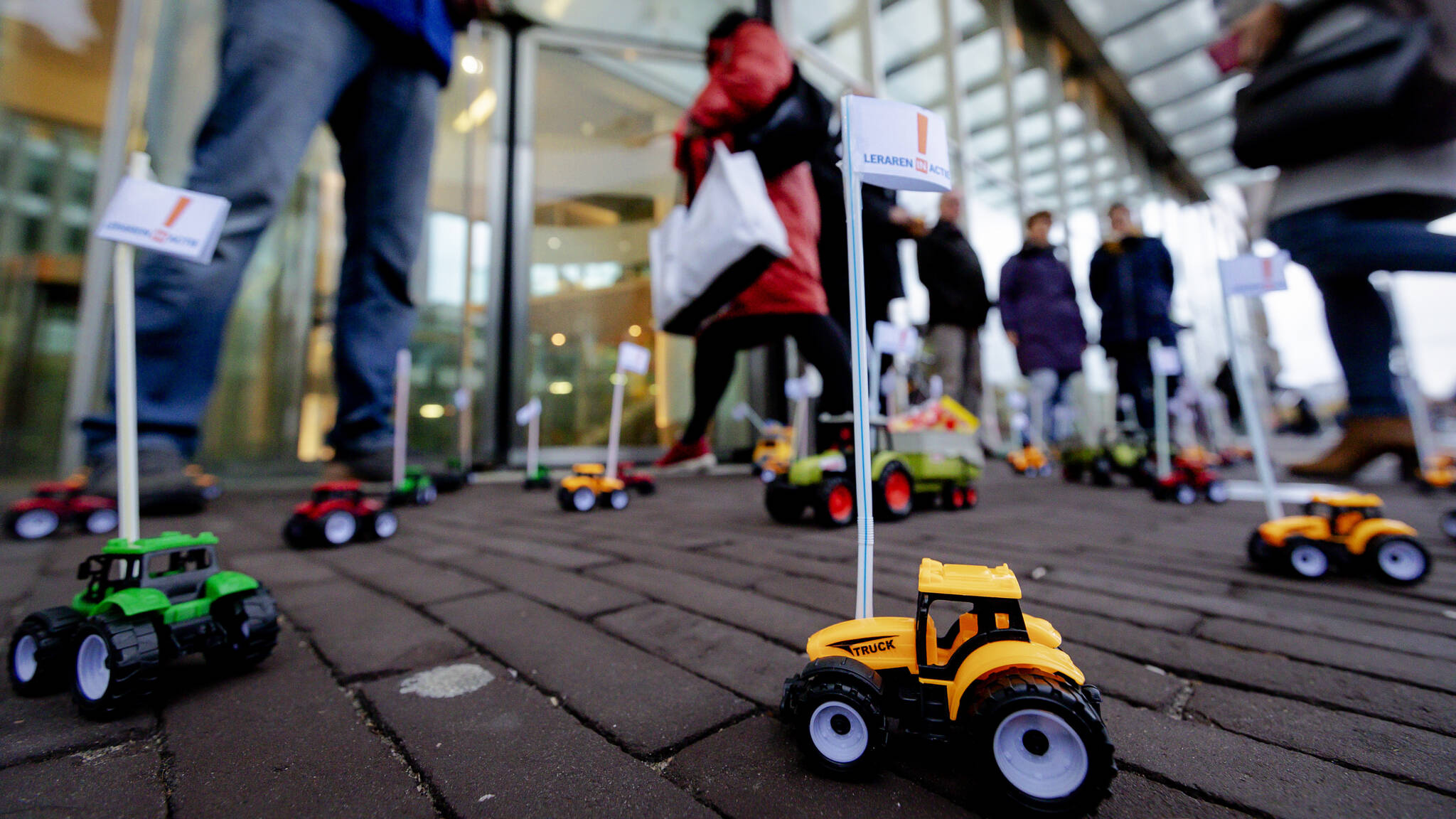 Toy tractors in The Hague, ANP photo